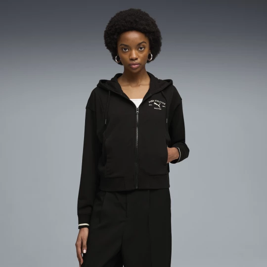 Foto van product PUMA Class hoodie met volledige ritssluiting voor Dames, Zwart