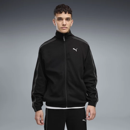 Foto van product PUMA Class Relaxed trainingsjack met volledige rits voor Heren, Zwart