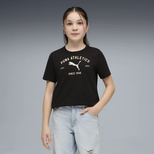 Foto van product PUMA Class T-shirt met print voor Dames, Zwart