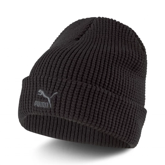 Foto van product PUMA Classics Archive Mid Fit beanie, Zwart / Grijs