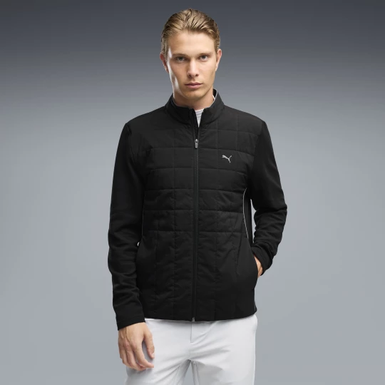 Foto van product PUMA CLOUDSPUN Fleece Hybrid golfjack voor Heren, Zwart