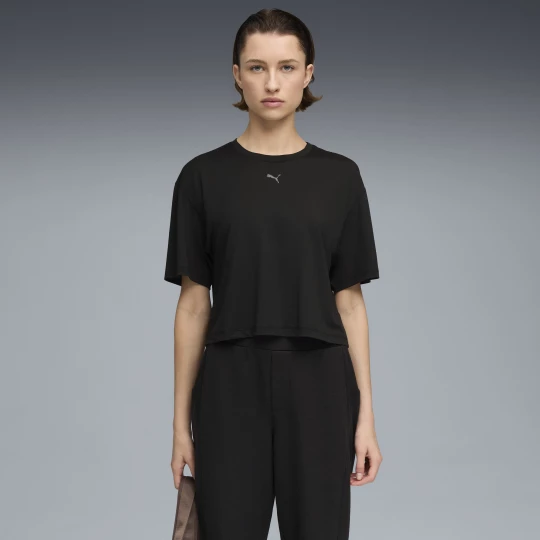 Foto van product PUMA CLOUDSPUN relaxed T-shirt voor Dames, Zwart