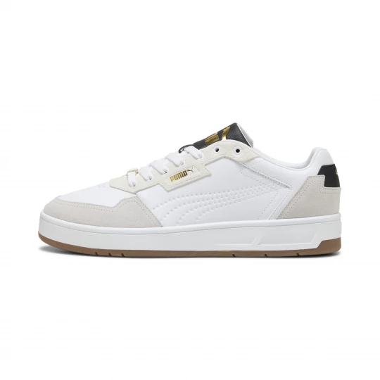 Foto van product PUMA Court Classic Lux SD sneakers uniseks, Zwart / Grijs / Wit