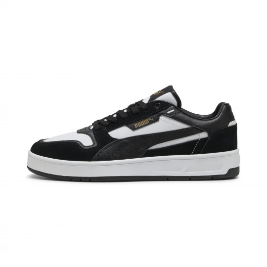 Foto van product PUMA Court Classic Suede sneakers uniseks, Zwart / Wit / Goud