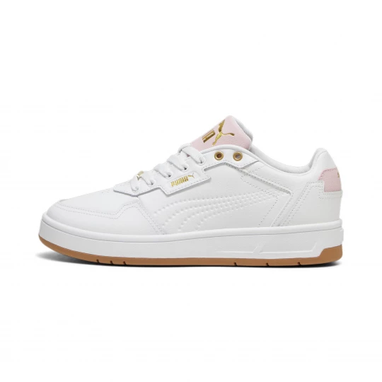 Foto van product PUMA Court klassieke Lux sneakers, Wit / Goud