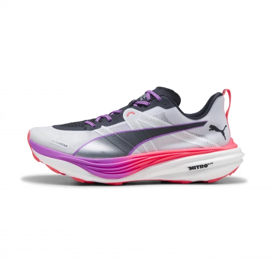 Foto van product PUMA Deviate NITROâ¢ Elite trailrunningschoenen voor Heren, Rood / Wit