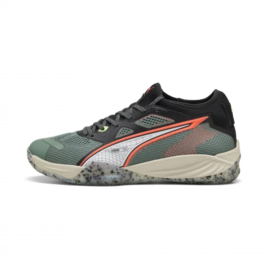 Foto van product PUMA Eliminate NITROâ¢ SQD 4 handbalschoenen uniseks, Zwart / Rood