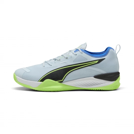Foto van product PUMA Eliminate NITROâ¢ SQD uniseks handbalschoenen, Zwart / Wit
