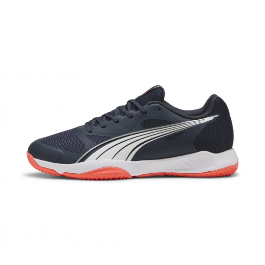 Foto van product PUMA Eliminate Turbo uniseks handbalschoenen, Rood / Wit
