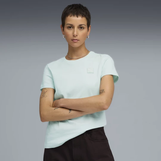 Foto van product PUMA ESS ELEVATED T-shirt voor Dames, Blauw