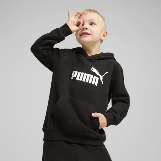Foto van product PUMA ESS No. 1-logo fleece hoodie voor Heren, Zwart