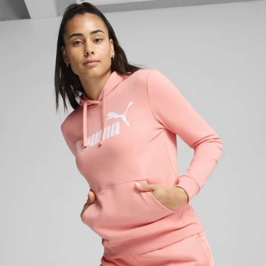Foto van product PUMA ESS No. 1 Logo hoodie voor Dames, Roze
