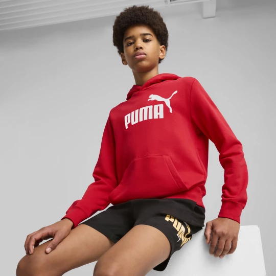 Foto van product PUMA ESS No. 1-logo hoodie voor Heren, Rood