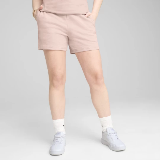 Foto van product PUMA ESS Small No. 1 Logo short met hoge taille voor Dames, Roze