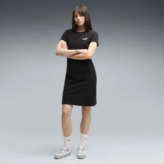 Foto van product PUMA ESS Small No. 1 Logo slanke jurk voor Dames, Zwart