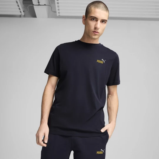 Foto van product PUMA Essentials 2 Colour Small No. 1-logo T-shirt voor Heren, Blauw