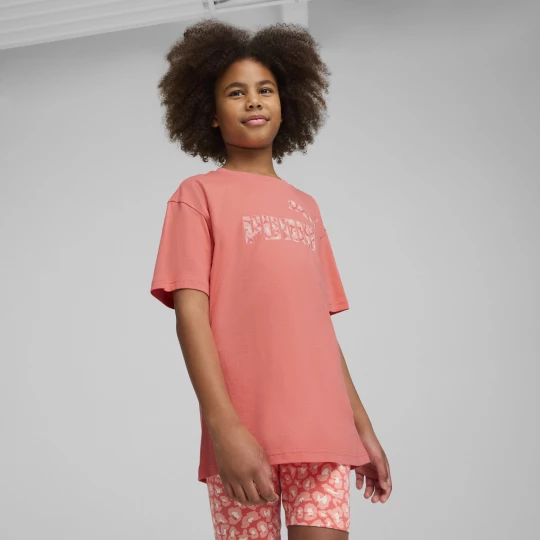 Foto van product PUMA Essentials Animal Logo Infill T-shirt voor Dames, Roze