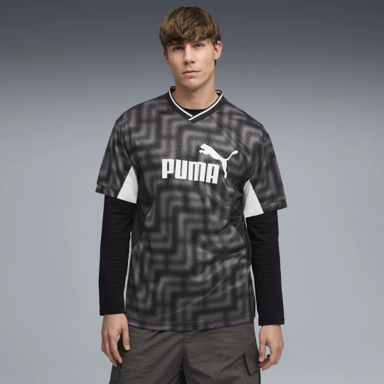 Foto van product PUMA Essentials Block relaxed voetbalshirt voor Heren, Zwart