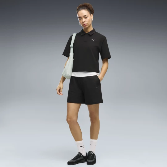 Foto van product PUMA Essentials Elevated A-lijn short met hoge taille voor Dames, Zwart
