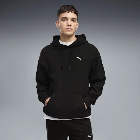 Foto van product PUMA Essentials Elevated relaxte hoodie voor Heren, Zwart