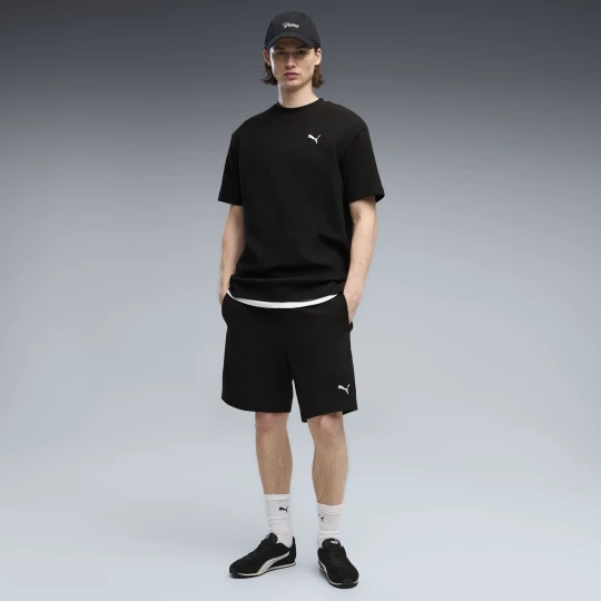 Foto van product PUMA Essentials Elevated relaxte Material short voor Heren, Zwart