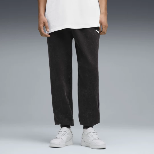 Foto van product PUMA Essentials Elevated relaxte verwassen joggingbroek voor Heren, Zwart