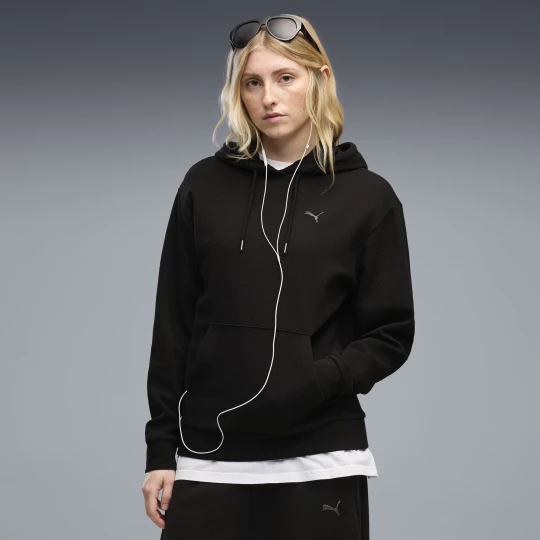 Foto van product PUMA Essentials Elevated Standard hoodie voor Dames, Zwart