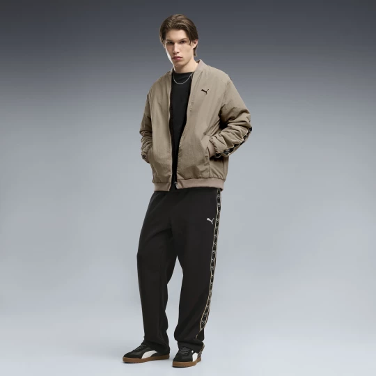 Foto van product PUMA Essentials Elevated Tape relaxte broek voor Heren, Zwart