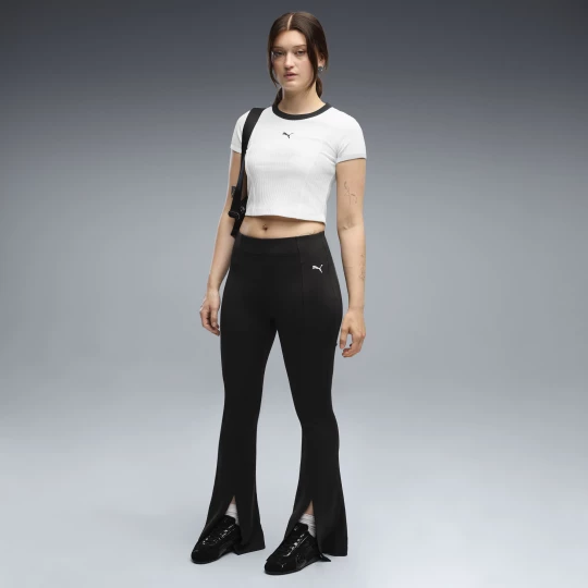 Foto van product PUMA Essentials FlaRood Pintuck legging voor Dames, Zwart