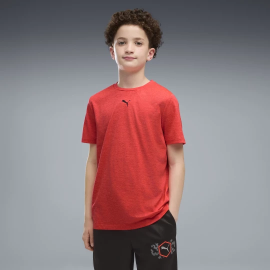 Foto van product PUMA Essentials gemÃªleerd trainings-T-shirt voor Heren, Rood