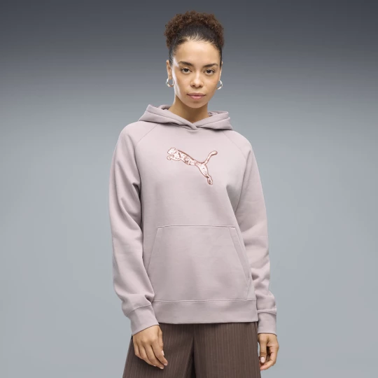 Foto van product PUMA Essentials hoodie met pailletten voor Dames, Zwart