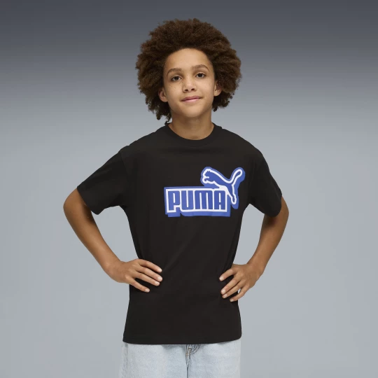 Foto van product PUMA Essentials Logo Lab Relaxed Graphic T-shirt voor Heren, Zwart