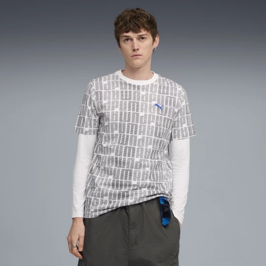 Foto van product PUMA Essentials+ Logo Lab T-shirt voor Heren, Wit
