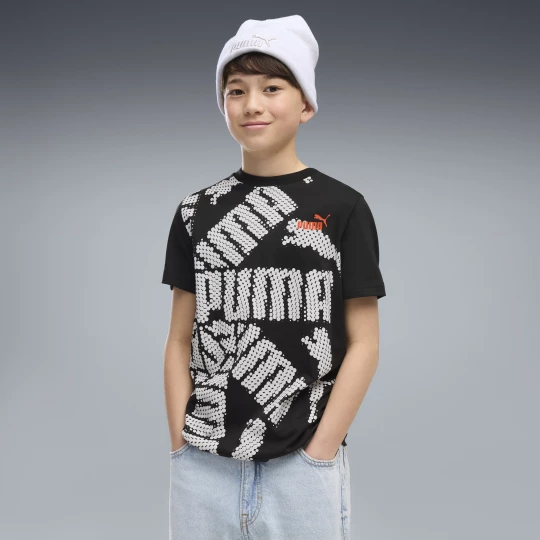 Foto van product PUMA Essentials+ Logo Lab T-shirt voor Heren, Zwart