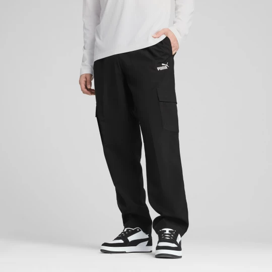 Foto van product PUMA Essentials No. 1 Logo geweven cargobroek voor Heren, Zwart