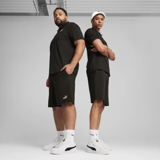 Foto van product PUMA Essentials No. 1-logo jersey short van 25, 5 cm voor Heren, Zwart