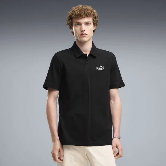 Foto van product PUMA Essentials No. 1-logo PiquÃ© polo voor Heren, Zwart