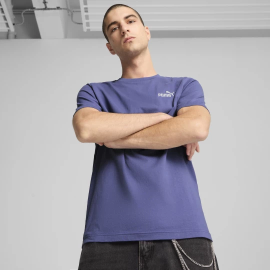 Foto van product PUMA Essentials No. 1-logo T-shirt voor Heren, Blauw