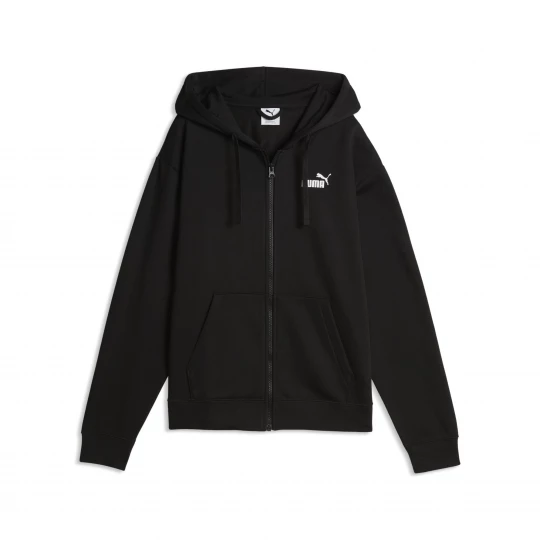 Foto van product PUMA Essentials No. 1-logohoodie met volledige rits voor Dames, Zwart