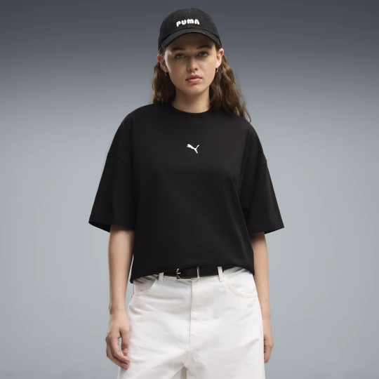Foto van product PUMA Essentials oversized T-shirt voor Dames, Zwart