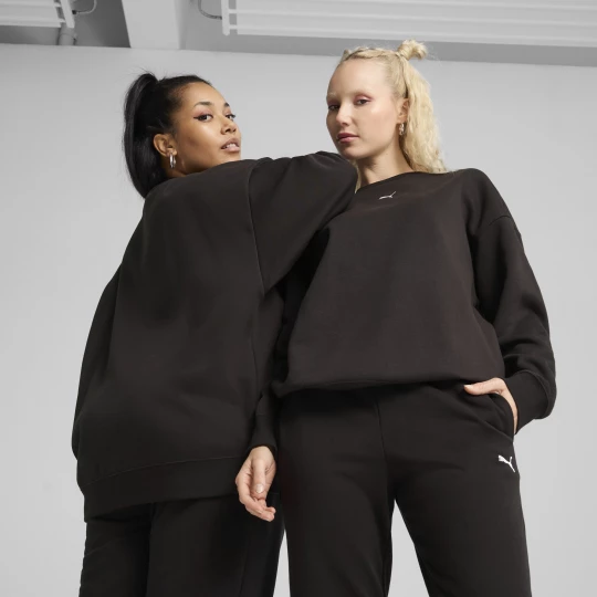 Foto van product PUMA Essentials oversized top met ronde hals voor Dames, Zwart