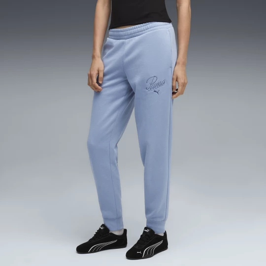 Foto van product PUMA Essentials Script sweatpant voor Dames, Blauw