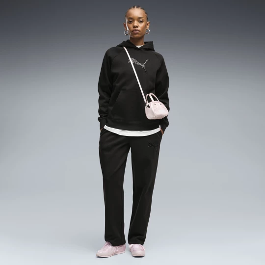 Foto van product PUMA Essentials Sequin fleecebroek voor Dames, Zwart