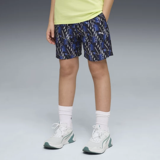 Foto van product PUMA Essentials Training geweven short met print voor Heren, Blauw