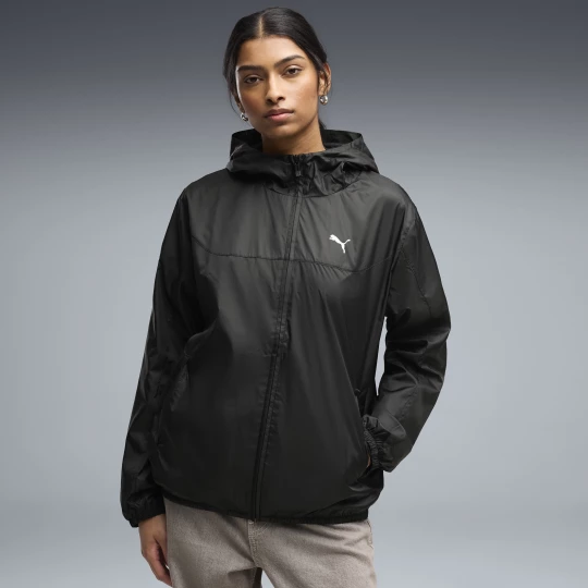 Foto van product PUMA Essentials windjack met normale pasvoorm voor Dames, Zwart