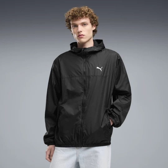 Foto van product PUMA Essentials windjack met normale pasvorm voor Heren, Zwart