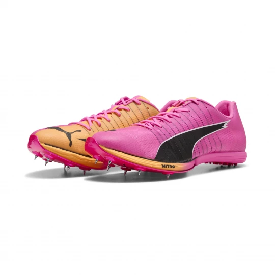 Foto van product PUMA evoSPEED Forte NITROâ¢ Elite Sprint Spikes uniseks, Roze / Zwart czarny