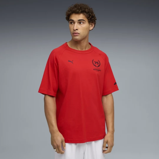 Foto van product PUMA F1Â® 75 yrs relaxed T-shirt voor Heren, Rood