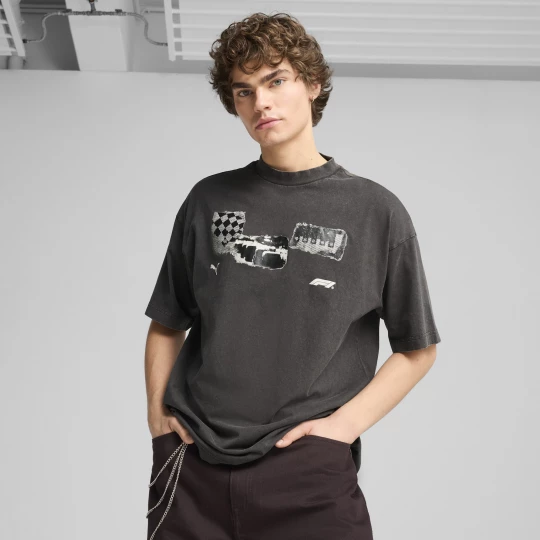 Foto van product PUMA F1Â® T-shirt met print voor Heren, Zwart