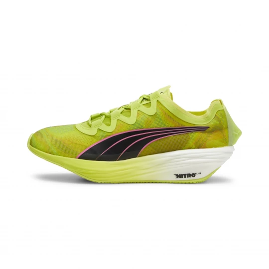 Foto van product PUMA FAST-FWD NITROâ¢ Elite hardloopschoenen voor Dames, Roze / Groen / Zwart